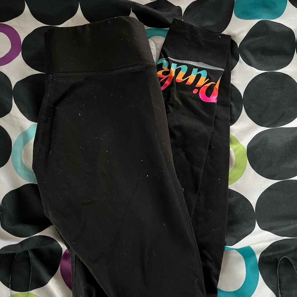 victoria secret pink athletic leggings size xsmall